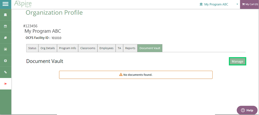 Aspire_Org_Profile_-_Document_Vault_-_Manage.png